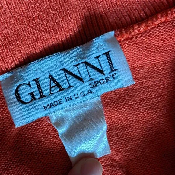 Vintage salmon sweater by Gianni Sport - Picture 5 of 5